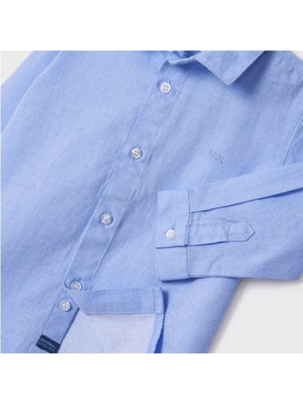 Mayoral Sky Blue Kids Button Down Shirt